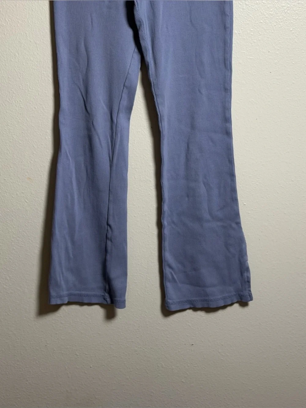 OshKosh B'gosh Kids Girl Blue Light Periwinkle Ribbed Knit Top Flare Leggings 12